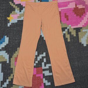 Iman Global Chic Slip into Slim Perfect Ponte Boot-Cut Pant, Camel, Large